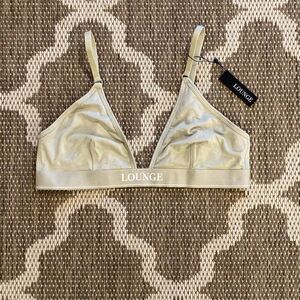 Lounge minimal triangle, bamboo bra, size medium